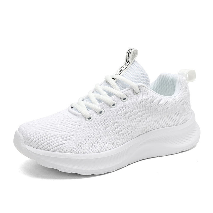 Women's nan ultra-light knit casual sneaker with ergonomic cushioning core sole and pull tab Mune Fashion