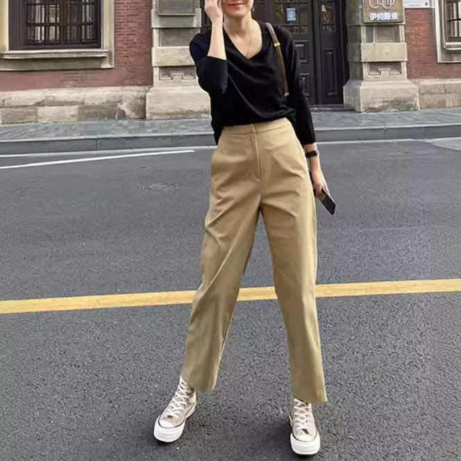 Ladies Comfortable and Elegant Chino Pants Mune Fashion