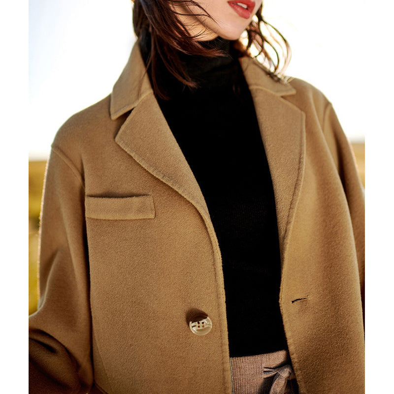 Ladies Elegant Wool Blazer with Timeless Cut Mune Fashion