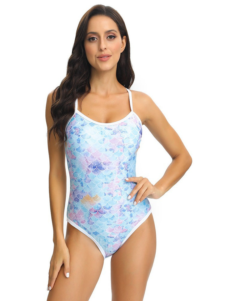 Women’s one-piece swimsuit with intricate mosaic design Mune Fashion