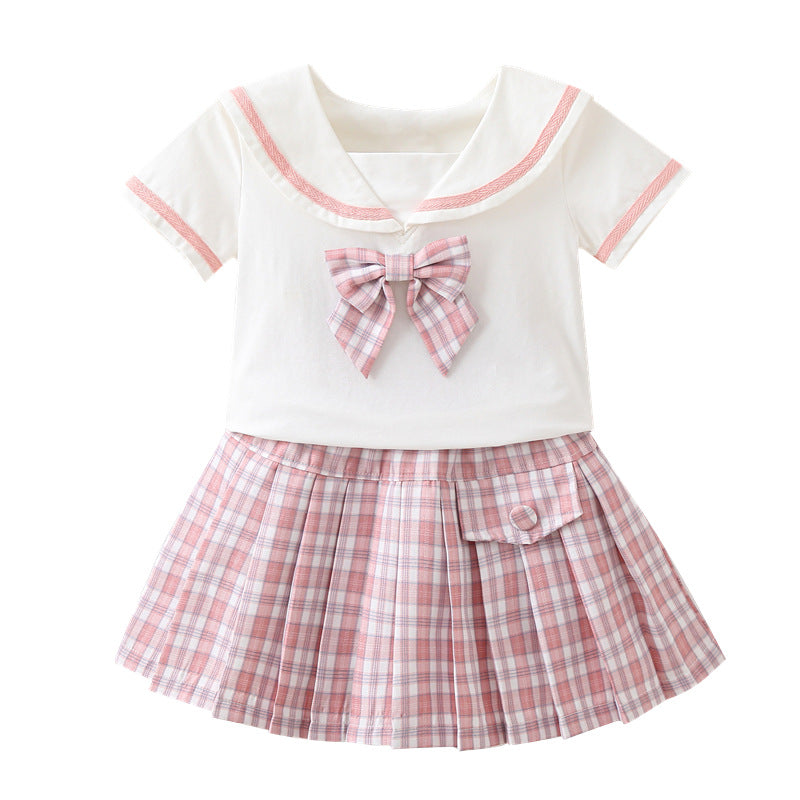 Girls sailor outfit with ruffles Mune Fashion