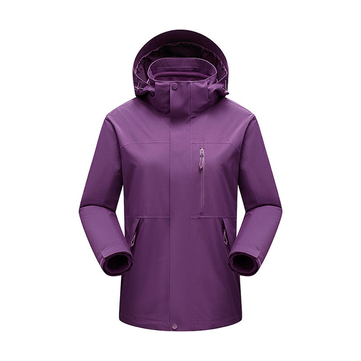 Men's Water-Repellent Winter Parka with Detachable Hood and Taped Seams Mune Fashion