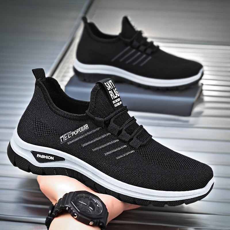 Women's nan ultra-light knit sports sneakers with elastic entry, shock-absorbing platform midsole, and grippy profile outsole Mune Fashion