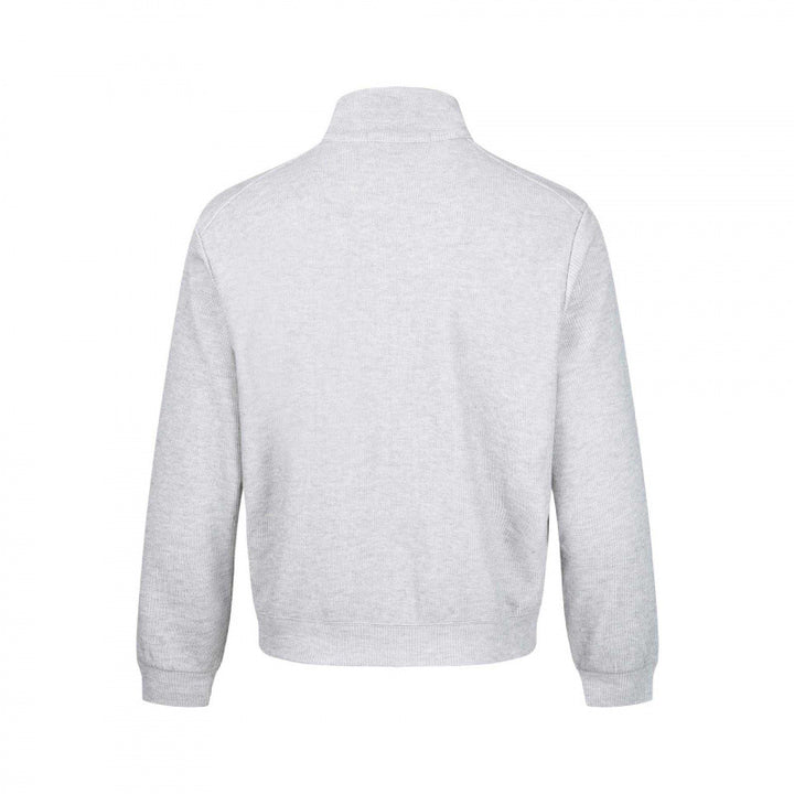 Men's Lightweight Cotton Sweat Zip with High Stand-up Collar and Ribbed Cuffs Mune Fashion