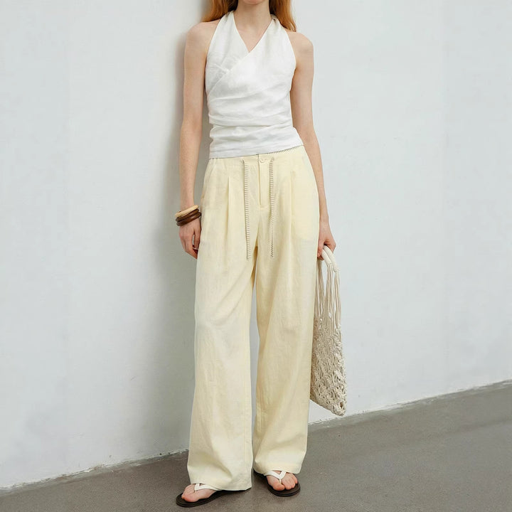 Damen Lockere Baumwollhose Mune Fashion