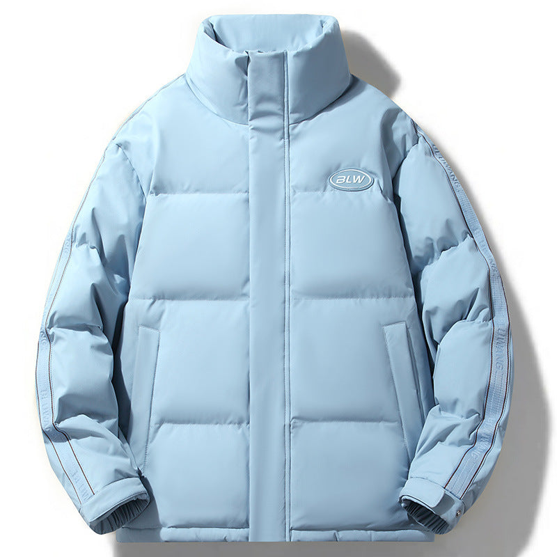 Men's Winter Puffer Jacket with High Collar Mune Fashion