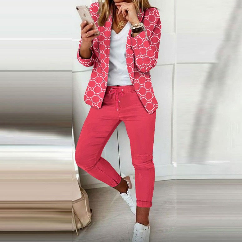 Women's Checked Slim-Fit Jogging Pants with Drawstring and Ankle-Length Cut Mune Fashion