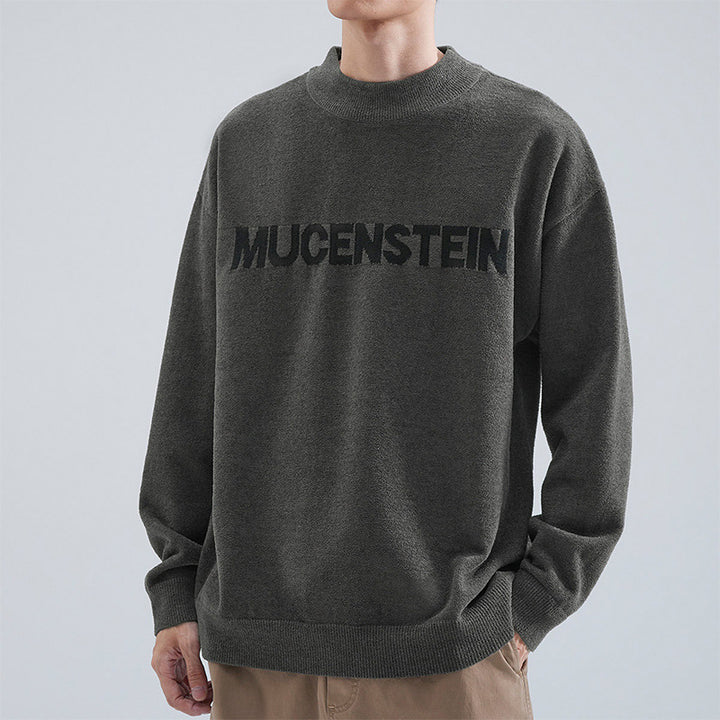 Men's Comfortable Oversized Sweater with Graphic Print Mune Fashion