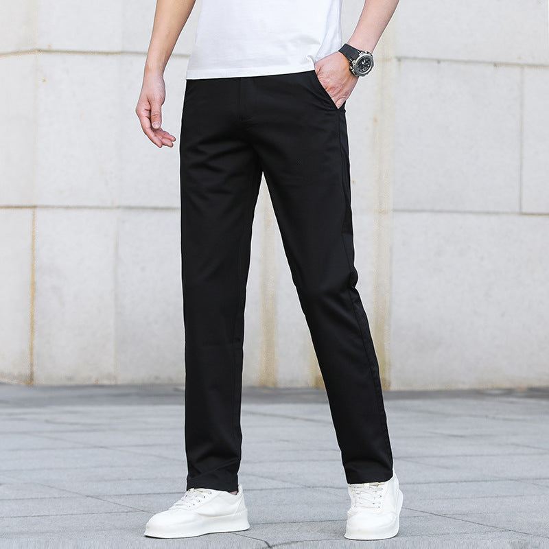 Men's Slim Stretch Chino Pants in Business Casual Look Mune Fashion