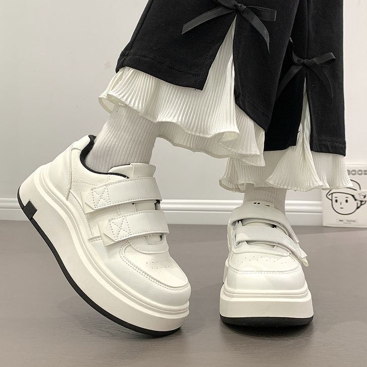 Women High-Quality Platform Sneakers with Practical Velcro Closure and Luxurious Comfort Mune Fashion