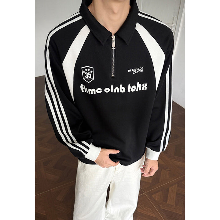 Men's Sporty Zip Sweater Mune Fashion