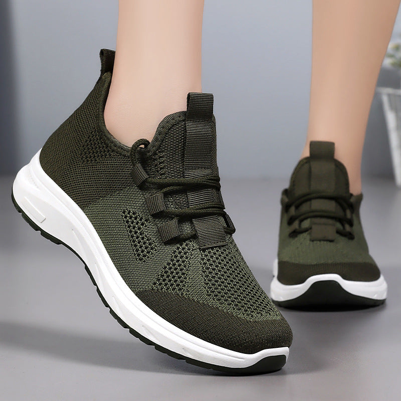 Women's Breathable Sport Sneakers with Flexible Sole and Elegant Design Mune Fashion
