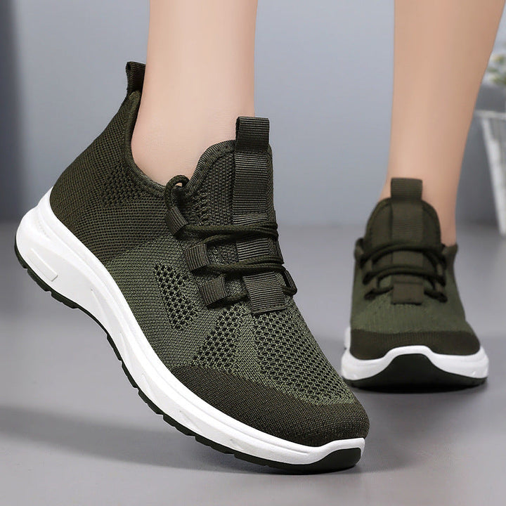 Women's Breathable Sport Sneakers with Flexible Sole and Elegant Design Mune Fashion