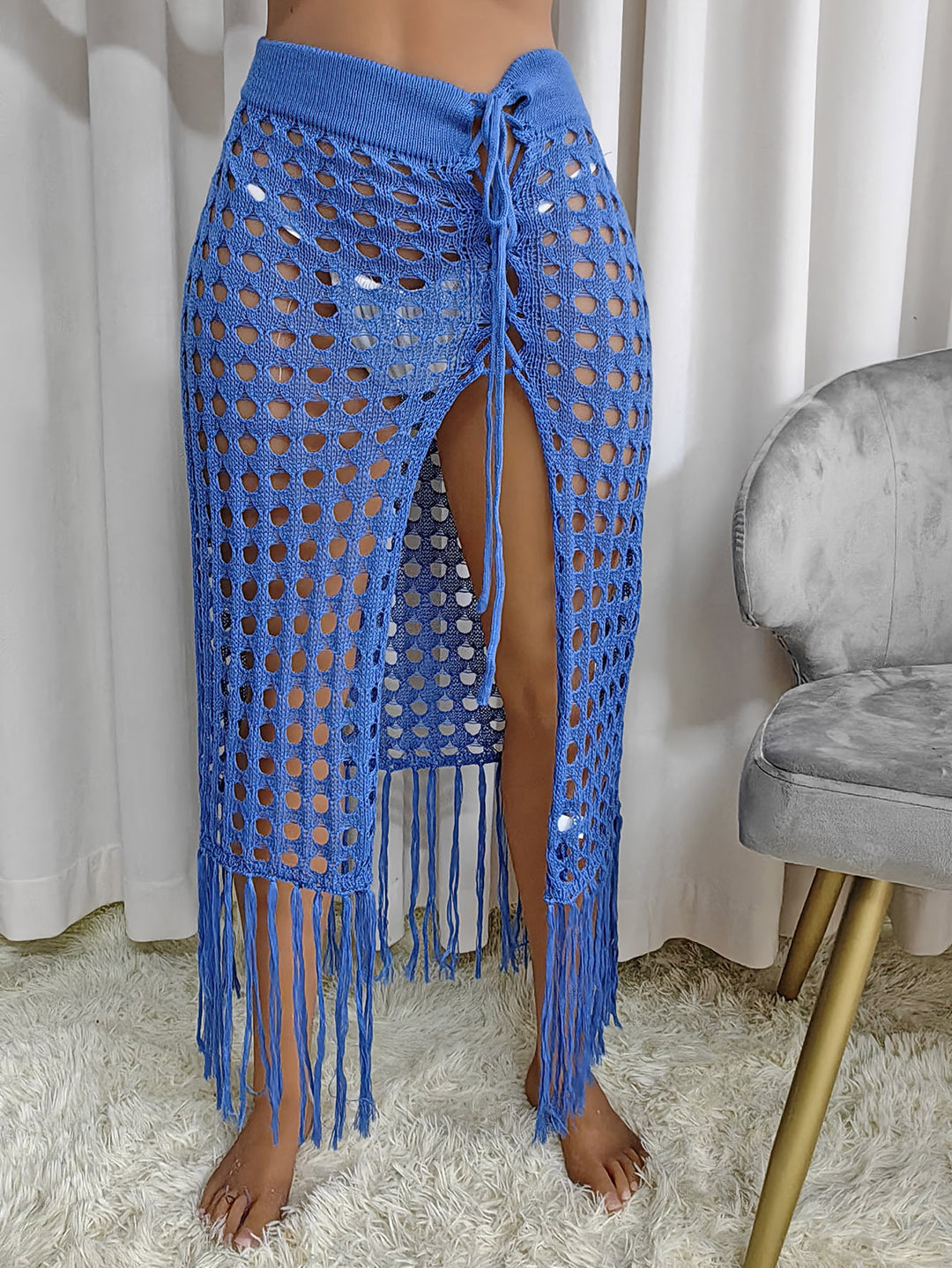 Women's Neck-enhancing Crochet Skirt Mune Fashion