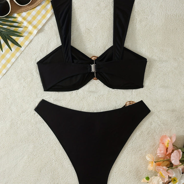 Women's Bikini Set with Elegant Gold Details Mune Fashion