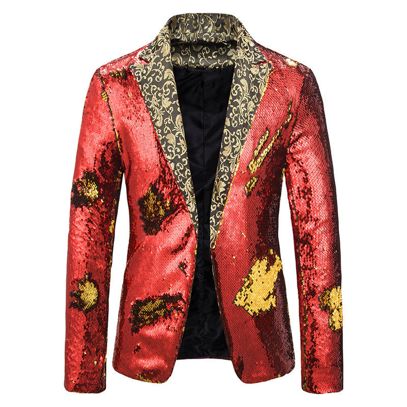 Men's Extravagant Sequin Blazer Jacket Mune