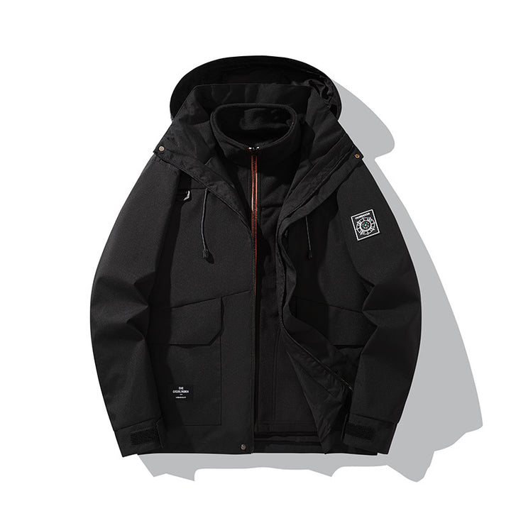 Men's Waterproof Outdoor Jacket with Hood Mune Fashion