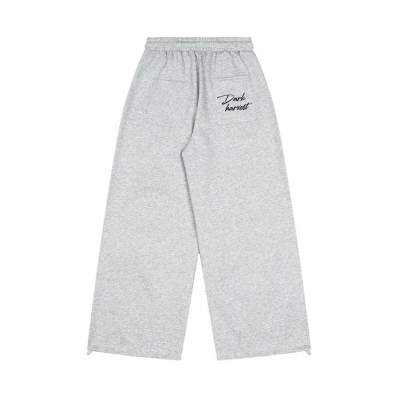 Ladies Wide High-Waist Culotte Pants with Comfort Waistband, Drawstring and Decorative Button Placket Mune Fashion