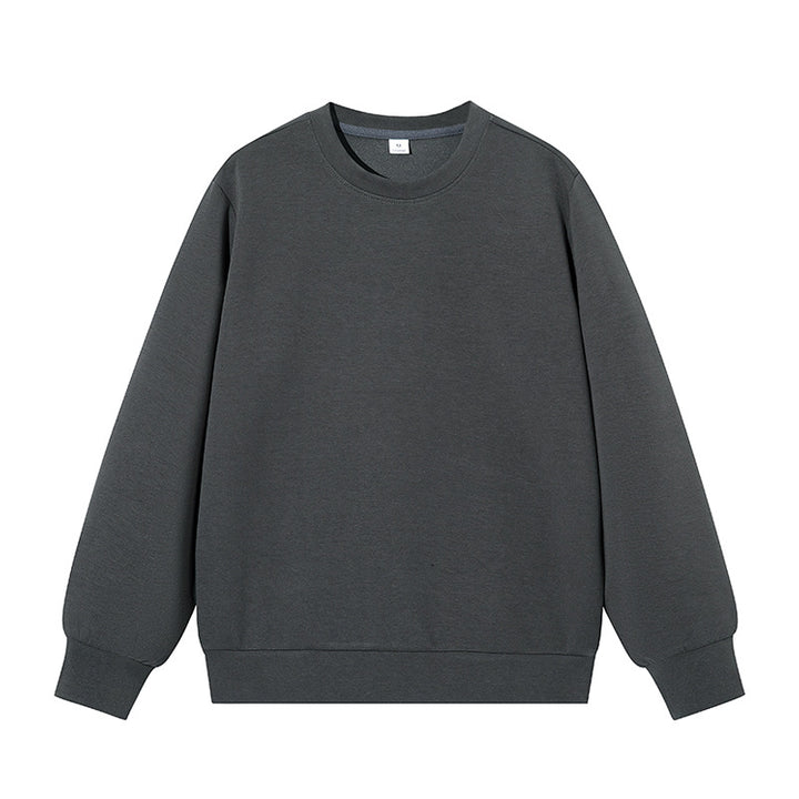 Unisex Oversize Round Neck Sweatshirt made of heavy French Terry with ribbed cuffs Drune
