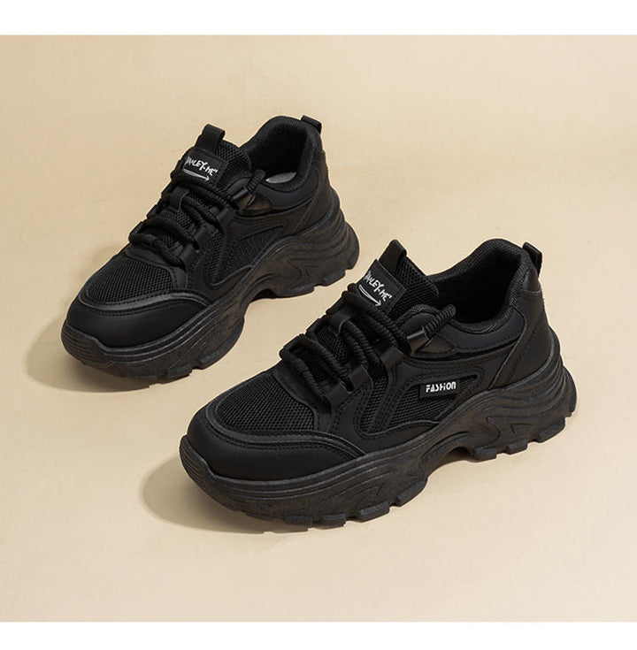 Women's Chunky Sneakers with cushioning sole and breathable upper material structure Mune Fashion