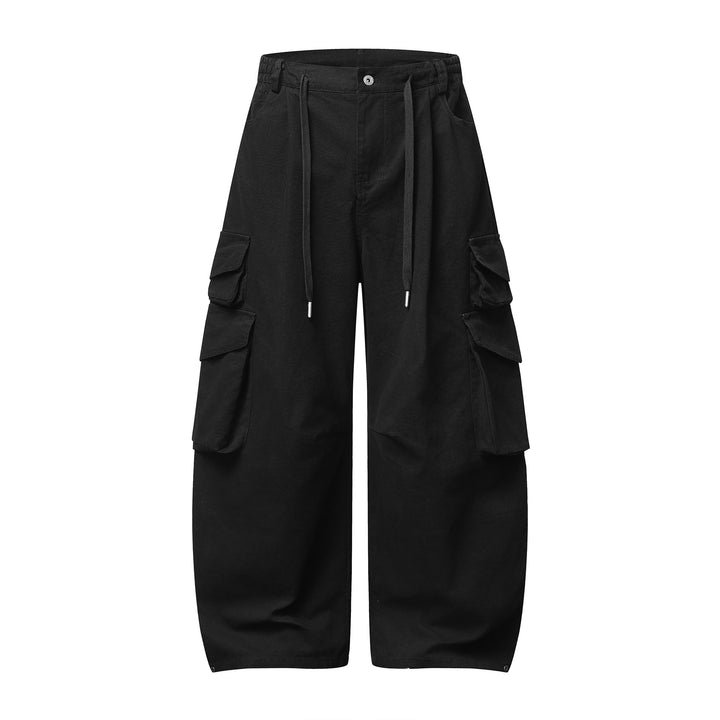 Ladies Utility Cargo Culotte with wide leg, elastic waistband and flap pockets Mune Fashion