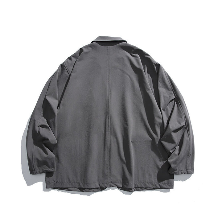 Men's Oversized Utility Blazer with Multifunctional Pockets Mune Fashion