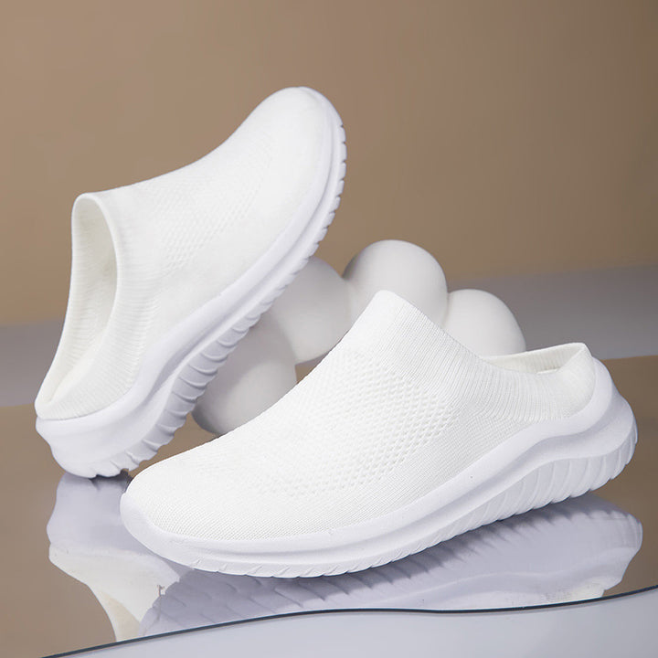 Women nan Slip-On knit trainers with sock-like shaft and ergonomic cushioning sole Mune Fashion