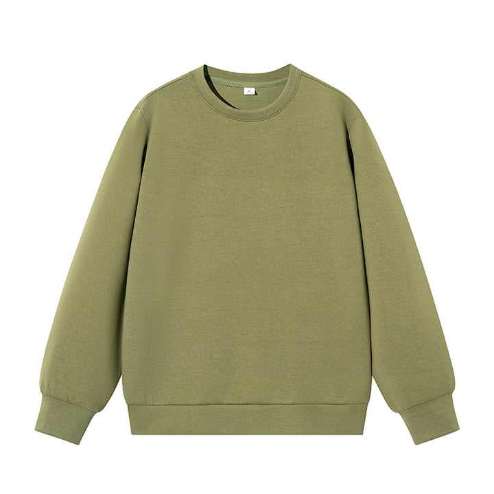 Unisex Oversize Round Neck Sweatshirt made of heavy French Terry with ribbed cuffs Drune