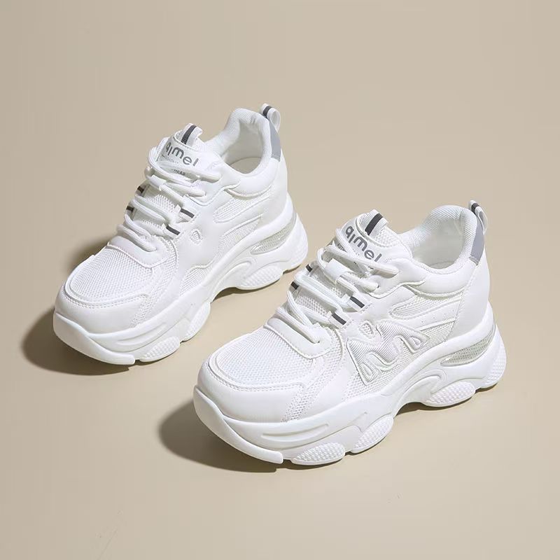 Women's sporty chunky sneakers with airy mesh upper and pronounced profile Mune Fashion