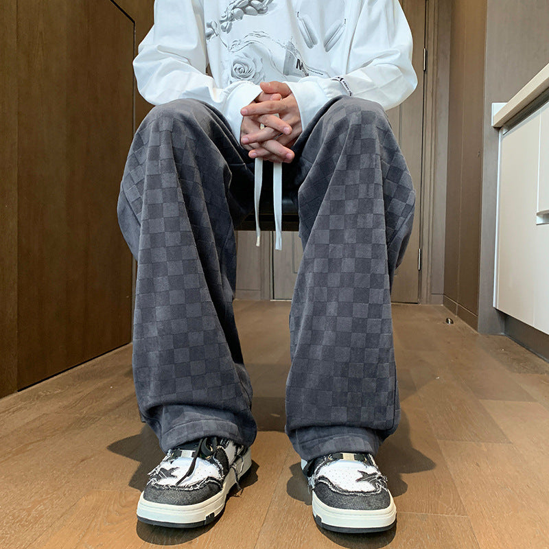 Men's Comfortable Checkered Pants
