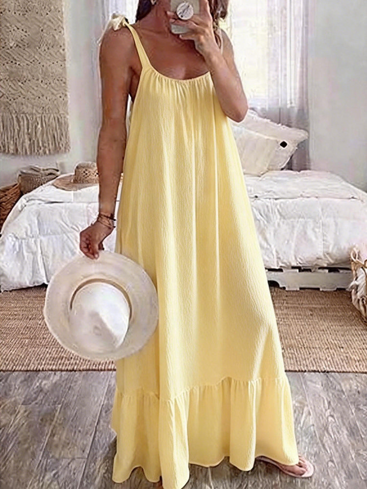 Women's maxi dress with strapless design Mune Fashion