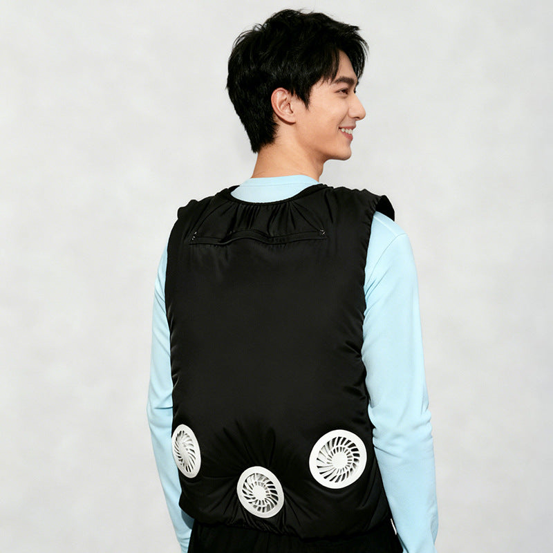 Men's cooling fan vest with integrated fans and battery compartment Mune Fashion