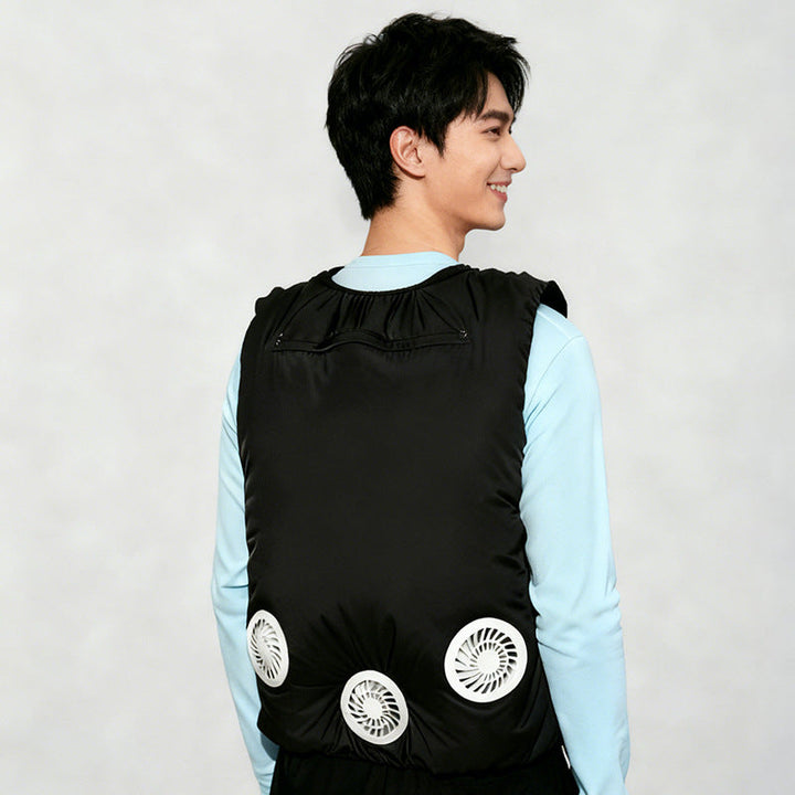 Men's cooling fan vest with integrated fans and battery compartment Mune Fashion