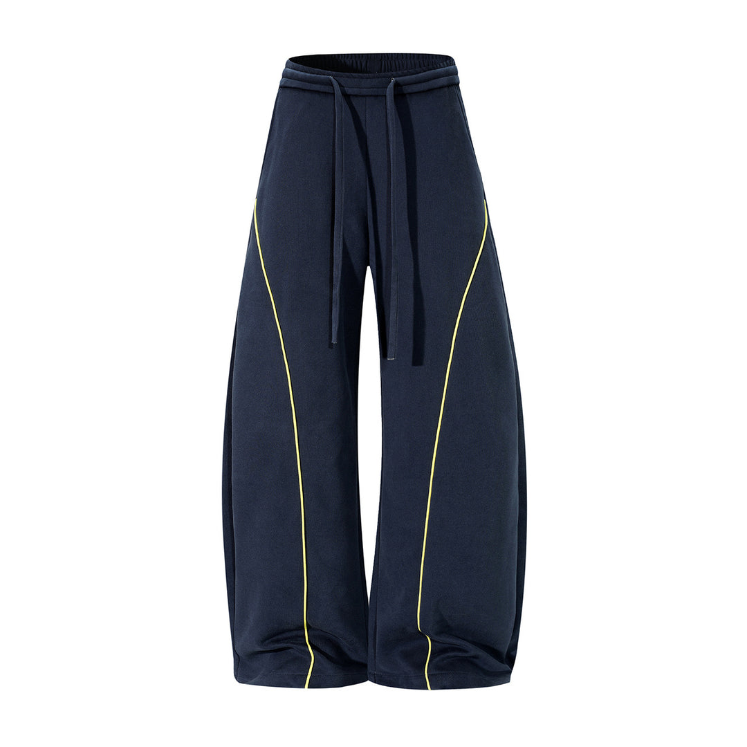 Men's Comfortable Sport Jogging Pants with Elastic Waistband and Contrast Stripes Mune Fashion