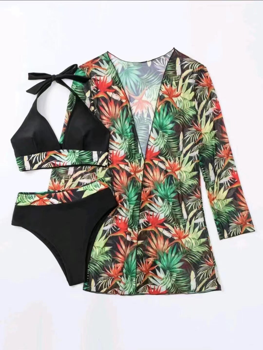 Women’s swimwear set with transitional jacket and trendy cut Mune Fashion