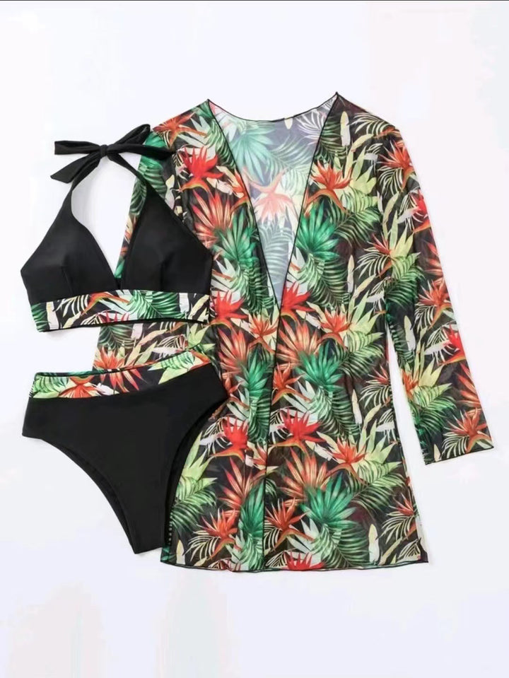 Women’s swimwear set with transitional jacket and trendy cut Mune Fashion