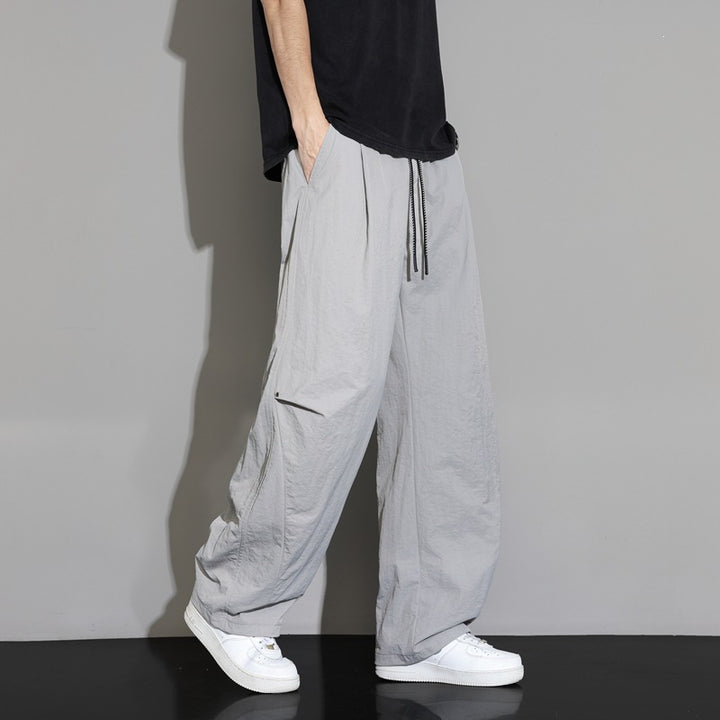 Men's loose nylon casual pants Mune Fashion