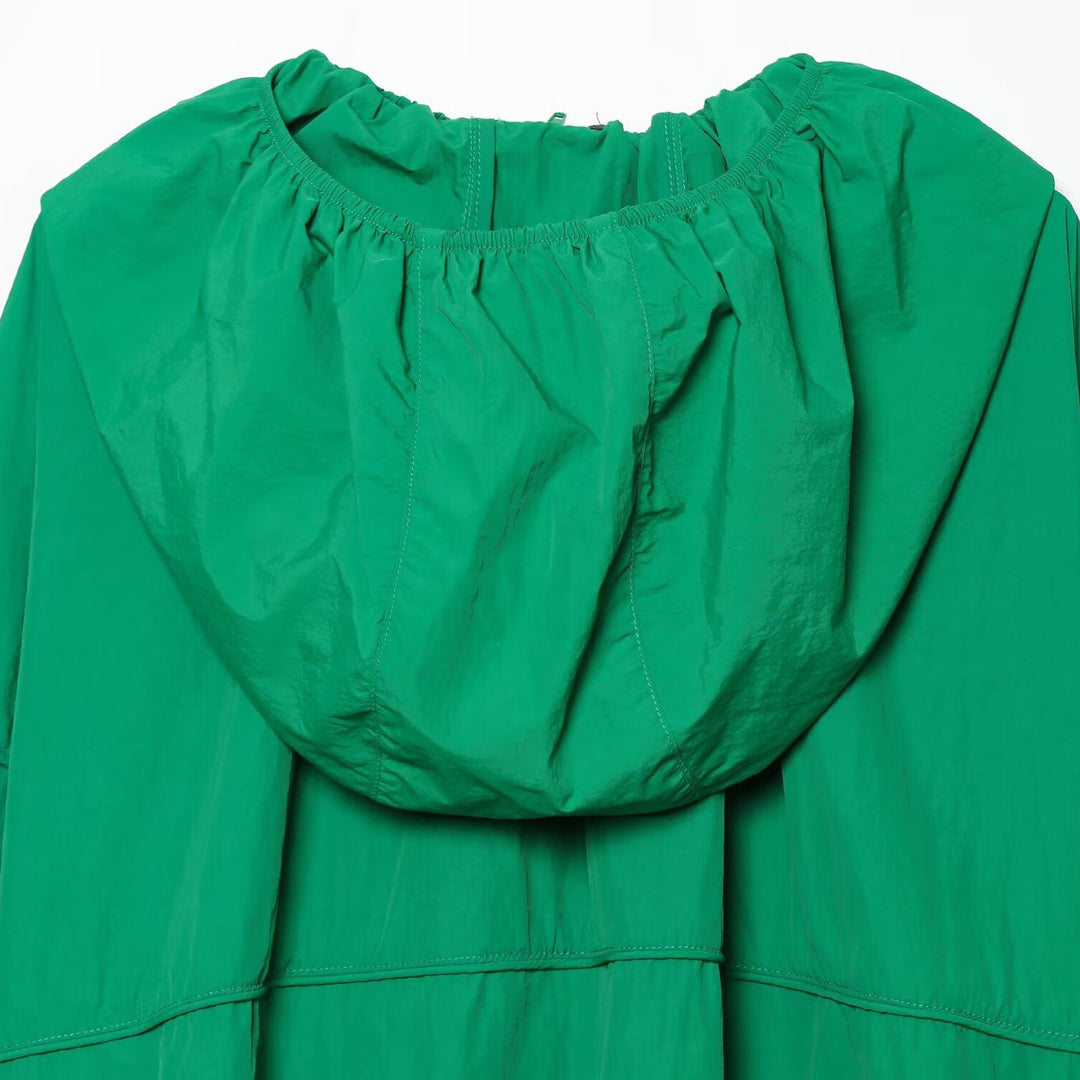 Women's Light Hoodie in Oversized Look with Drawstring and Elastic Band Mune Fashion
