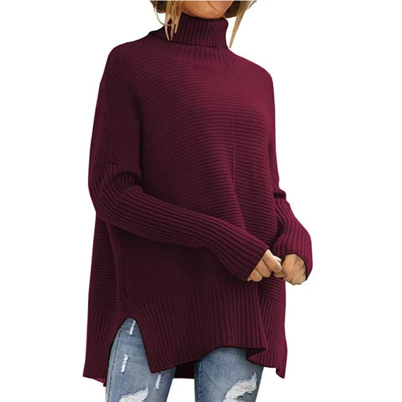 Women's Cozy Turtleneck Sweater Mune