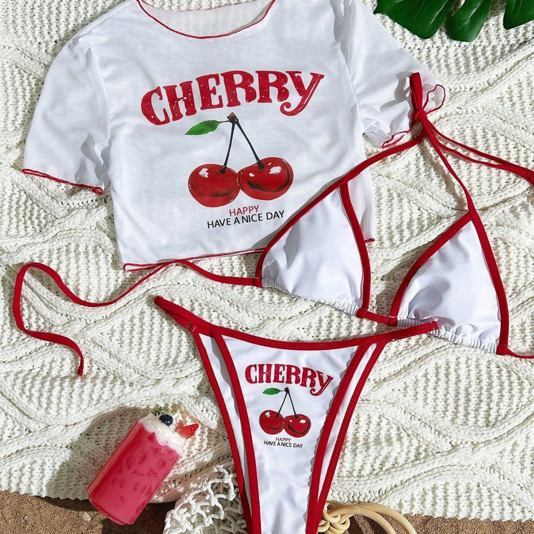 Women's Sporty Bikini with Transparent Top Mune Fashion