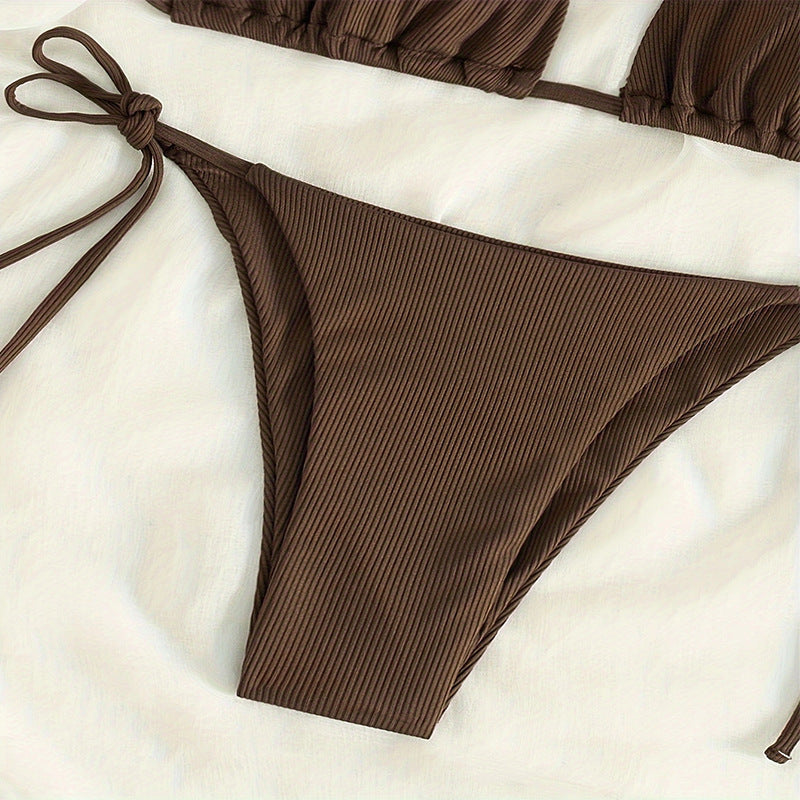 Women triangle bikini with adjustable straps Mune Fashion