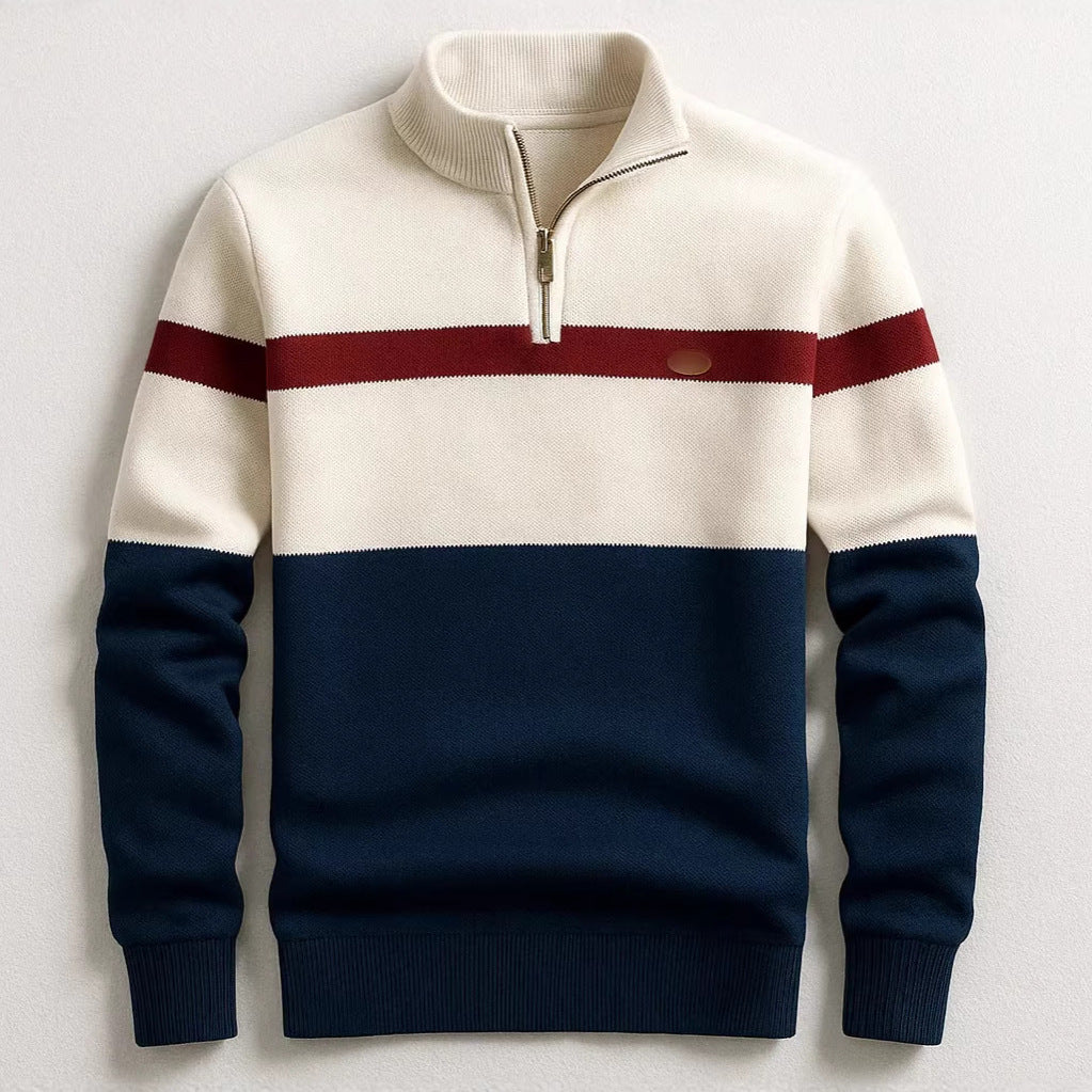 Men's Stylish Half-Zip Sweater