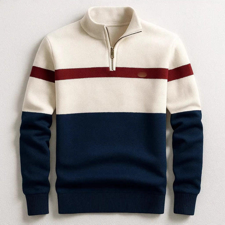 Men's Stylish Half-Zip Sweater