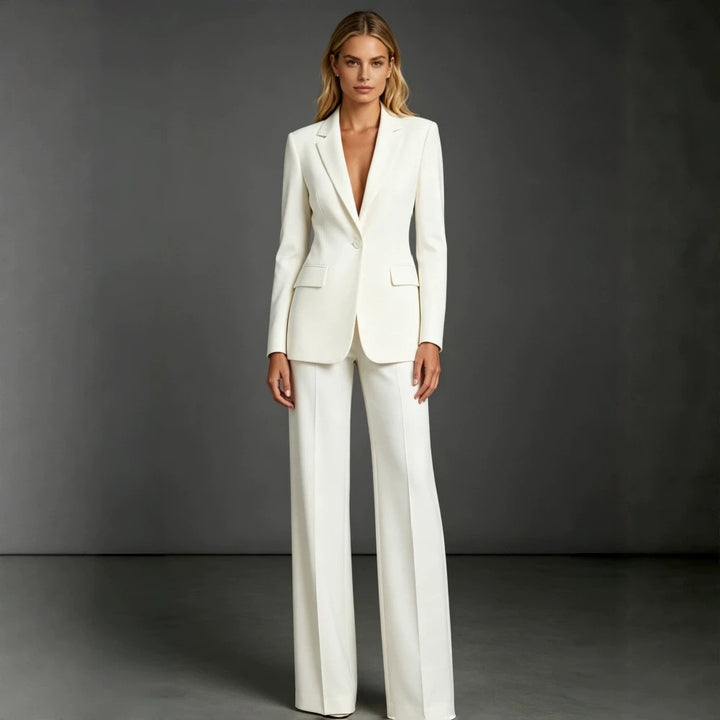 Women's Elegant Suit with Wide Leg