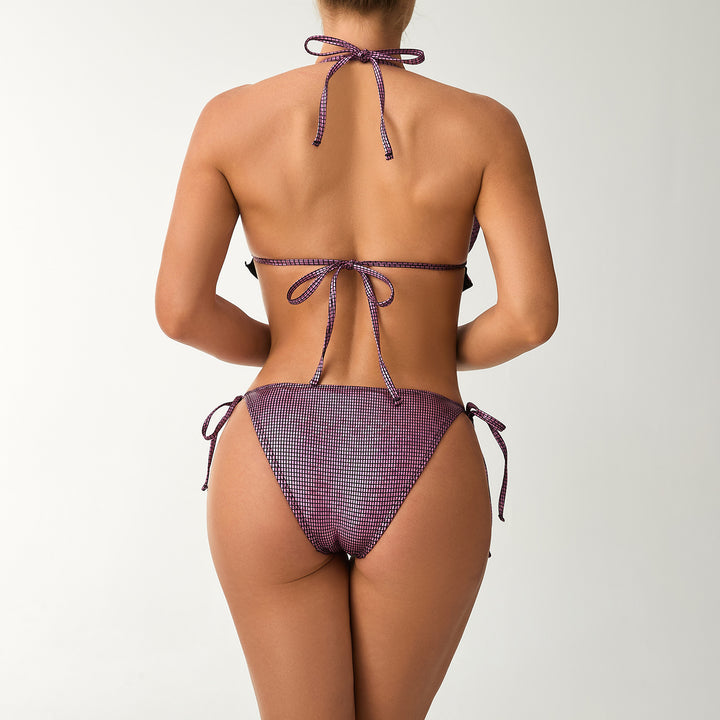 Ladies triangle bikini with playful ruffle details Mune Fashion