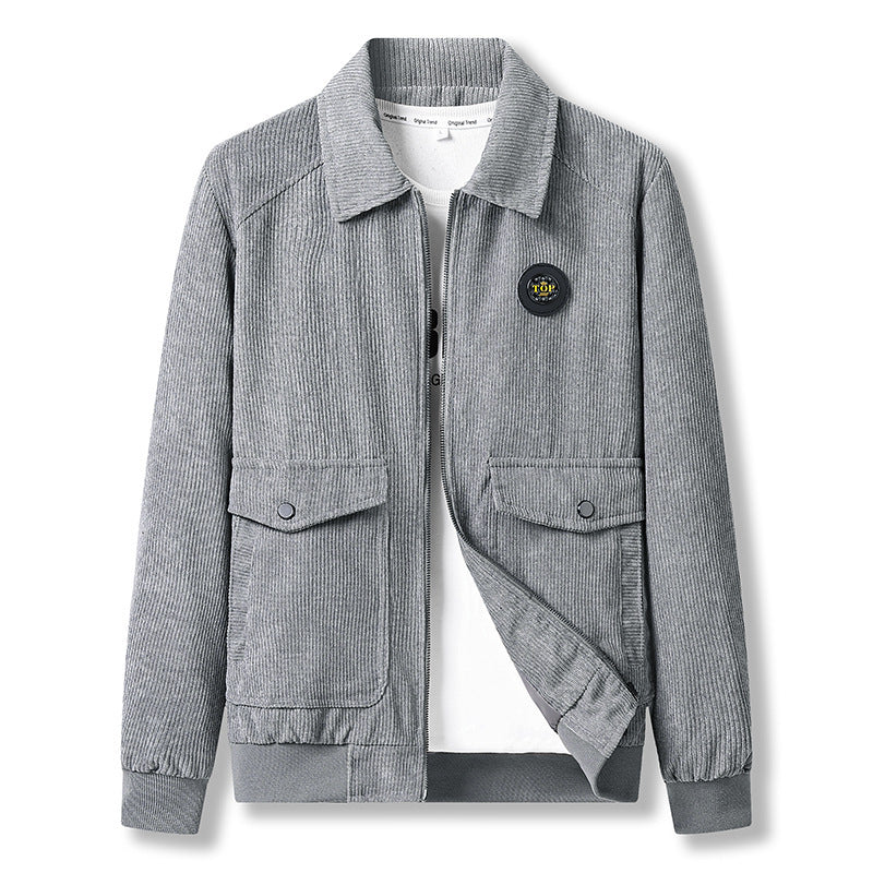 Men's Fashion Jacket with Textured Fabric Mune Fashion