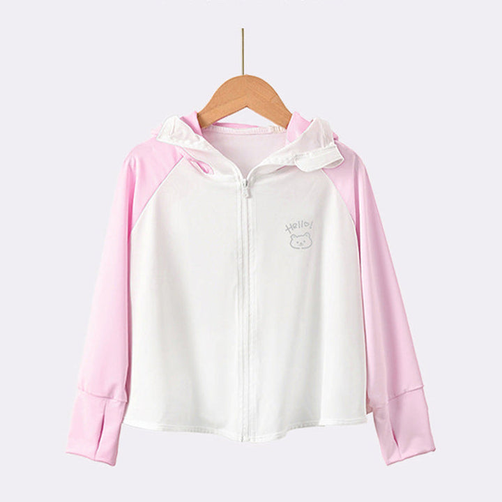 Girls functional UV protection jacket with hood Mune Fashion