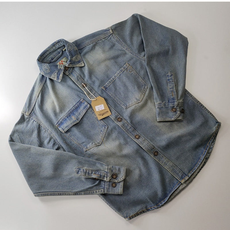 Men's Classic Denim Shirt Jacket Mune Fashion