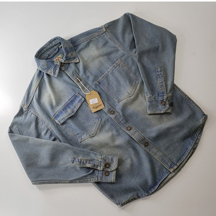 Men's Classic Denim Shirt Jacket Mune Fashion