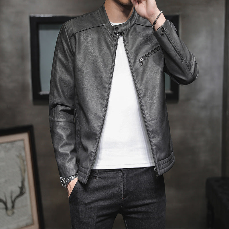 Men's Fashion Faux Leather Jacket Mune Fashion 1788321727